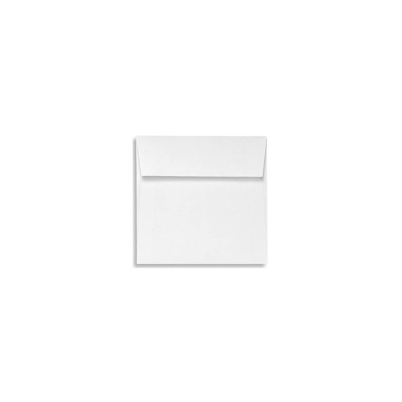 LUXPaper Square Invitation Envelopes | Peel & Press | 6 1/2" x 6 1/2" | White Linen | 80lb. Text | 50 Qty